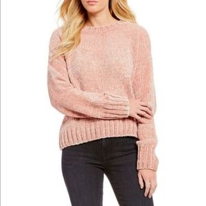 Pink Chenille Sweater